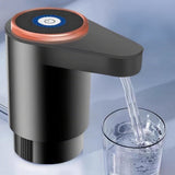 Portable Electric Water Bottle Pump Automatic Dispenser For Home Kitchen - Black