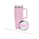 1200ml Thermal Mug Stainless Steel Water Bottle Travel Tumbler Pink