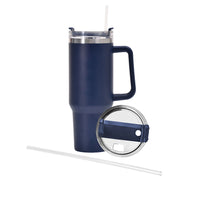1200ml Thermal Mug Stainless Steel Water Bottle Travel Tumbler Navy Blue