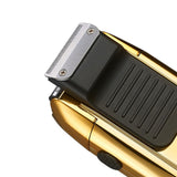 USB Rechargeable Electric Razor LED Display Shaver with Double Floating Blade for Men Gold