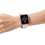 Smart Watch Men Women Bluetooth With Fitness Tracker Pink