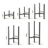 Adjustable Plant Stand for Diameter in 23-32cm Pots Black