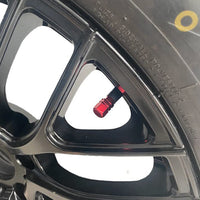 24Pcs Car Tire Valve Stem Caps Universal Air Caps Cover for Auto Bike Trucks Motorcycles Red