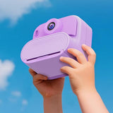 DIY Instant Print Camera with 48MP Photos and Built-in Mini Printer Purple