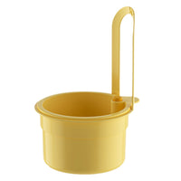Kitchen Sink Strainer Basket with Faucet Hook – Fruit & Vegetable Stopper Yellow