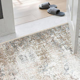 Runner Rug Washable Rug Modern for Bedroom Living Room Bedside Floor Gray