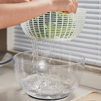 5L Vegetable and Fruit Dryer Multifunctional Salad Spinner Dark Blue