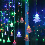 4m Waterproof Curtain String Lights for Christmas Window & Party Decorations Style 3