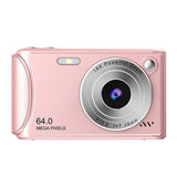 2.4-Inch Digital Point & Shoot Camera with 16X Zoom for Teens and Beginners Pink