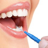 30 PCS Mini Cleaning Brushes for Braces Teeth Lashes and Brows Blue