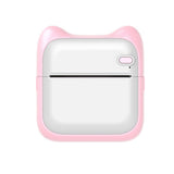 Pocket Bluetooth Thermal Printer Wireless Mobile Inkless Printer for Home Office Pink