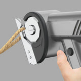 Cordless Electric Scissors with 2 Blades for Cardboard & Fabric Silver