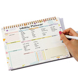Weekly To Do List Notepad Undated Planner with 52 Sheets White