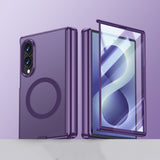 Case for Samsung Galaxy Z Fold8 with Screen Protector Hinge Cover Purple