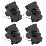 4Pcs Bottle Opener Innovative Can Beer Opener with Built-in Funnel Black
