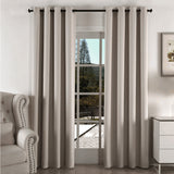100% Blackout Curtain Panel with Black Liner – Heat & Light Blocking Khaki
