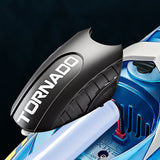 Remote Control Boat Rechargeable with LED Lights for Pool and Lake Blue