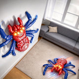 360 Rotating RC Wall Climbing Spider Toy Remote Control Red