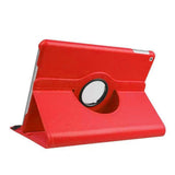 360 Degree Rotating PU Leather Case Compatible With iPad 10th and 11th Gen A16 Red