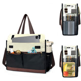 Insulated Lunch Tote Bag with Compartment Perfect for Travel and Leisure Beige