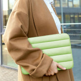 Carrying Case for 12.9-13.3 Inch Laptop Puffy MacBook Sleeve Green