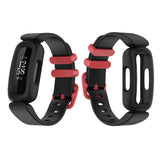 2Pcs For Fitbit Ace 3 Replacement Wristband Silicone Watch Straps Black