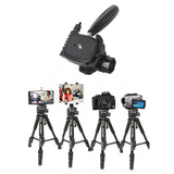 Portable Camera Tripod Adjustable Panhead Travel Stand for DSLR Camera Smart Phone