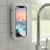 Waterproof Adjustable Play Phone Holders New Shower Phone Holder for Home Bathroom White