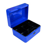 Lockable Cash Box with Code Lock Security Blue