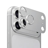 Camera Lens Protector Aluminum Hollow for iPhone 18 Pro Max 18 Pro Silver