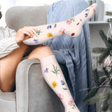 6 Pairs Women’s High Stretch Long Socks for Sports & Casual Style 1