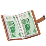 Savings Challenge Book 100 Envelopes with 3 Digit Combination Lock Brown