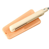 2-Pack Heat Resistant Silicone Pouch – For Hair Styling Tools Storage Nude