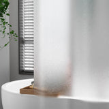 PEVA Shower Curtain Liner Heavy Liner 180x180cm with Rustproof Grommets and Hooks Style 3