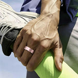Smart Ring Fitness Tracker with Gesture Camera Control Motion Gaming Pink