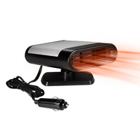 12V Car Electric Heater Cigarette Lighter Powered Heating Fan Defogger Defroster Demister Grey