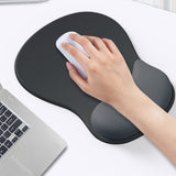 Ergonomic Wrist Rest Mouse Pad for Office Home Gaming Use Black
