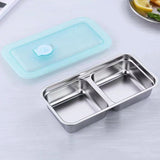 4Pcs Set Grab and Go Snack Containers Food Container for Lunch Snacks Dips Condiments-Double-Compartment