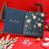 24PCS Christmas Jewelry Advent Calendar with Bracelet Necklace Rings & Earrings Style 1