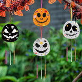 3D Wooden Wind Chime Craft Kit for DIY Wind Chimes Decorative Ornament Halloween Style
