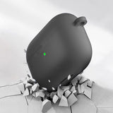 For AirPods Pro Silicone Protective Case Cover with Cleaner Kit and Keychain Black