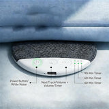 Bluetooth Pillow Speaker Ultra Thin Wireless Speaker with White Noise Sounds Black