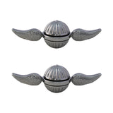 2Pcs Fidget Sphere Spinner Desk Spinning Toy Wings Finger Hand Spinner Black