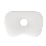 Ergonomic Ear Hole Pillow for Side Sleepers White