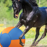 Dog Herding Ball Outdoor with Reinforced Oxford Fabric and Slow Deflation Orange