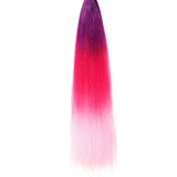 2PCS 45cm Three-Strand Braiding Hair for Wigs and Hair Extensions DIY Styling Pink