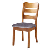 4 PCS Stretch Removable Dining Chair Seat Cushion Slipcovers for Decor Gray