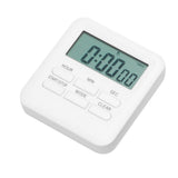 Digital Kitchen Timer with Large Display 99 Hour Countdown Count Up Timer with Retractable Stand for Cooking Classroom Workout White