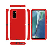 For Samsung Galaxy S23 S24 S22 Series Case Shockproof Protective Cover Red