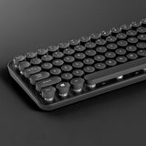 2.4GHz  Wireless Keyboard and Mouse Combo Cute Black